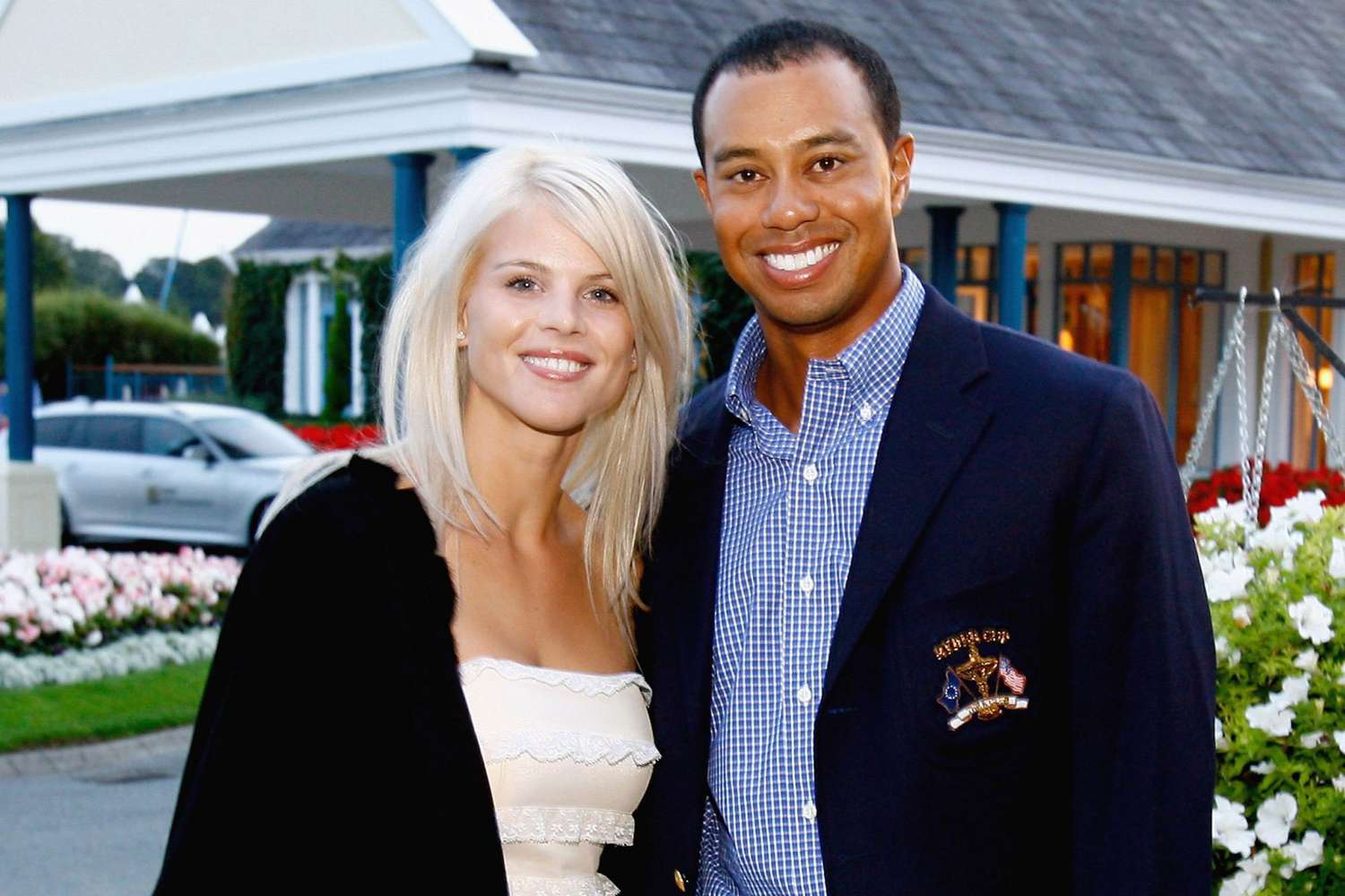    Tiger Woods med vacker, Flickvän Lindsey Vonn 
