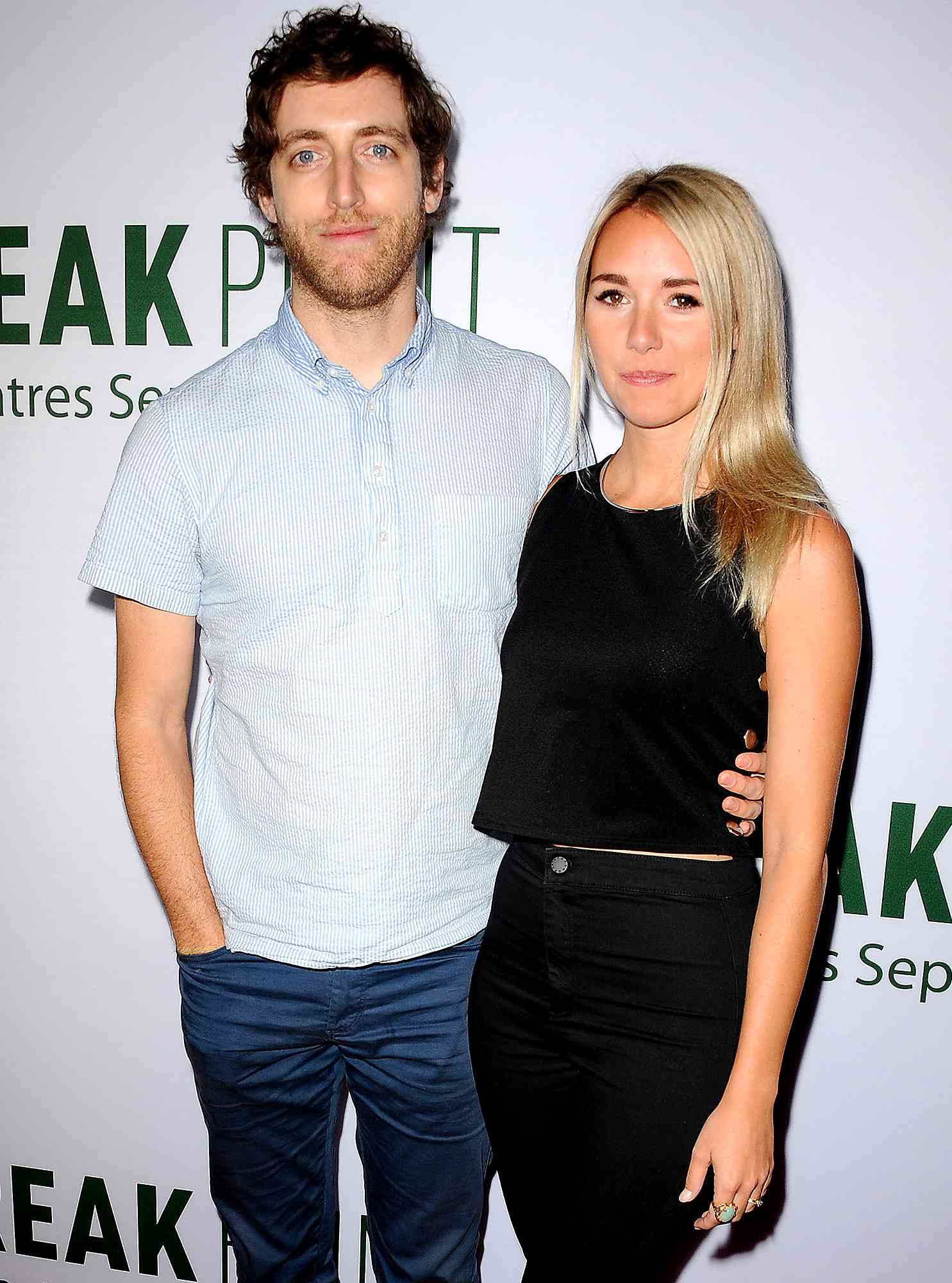 Thomas Middleditch with Girlfriend  