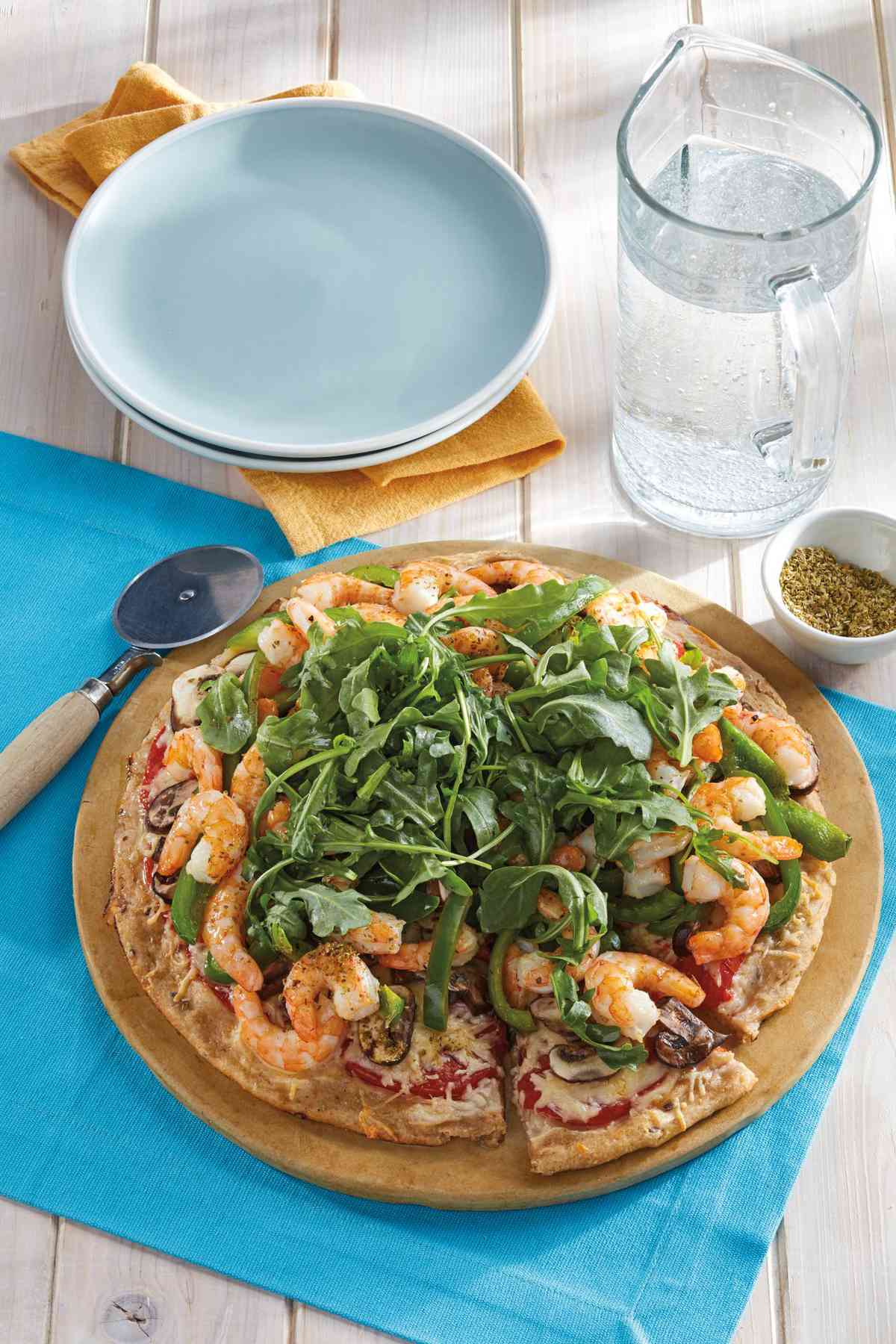 Shrimp And Mushroom Pizza Recipe Health Com