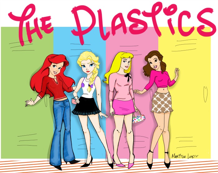 Here S What Disney Princesses Would Look Like If They Were Mean Girls Hellogiggles