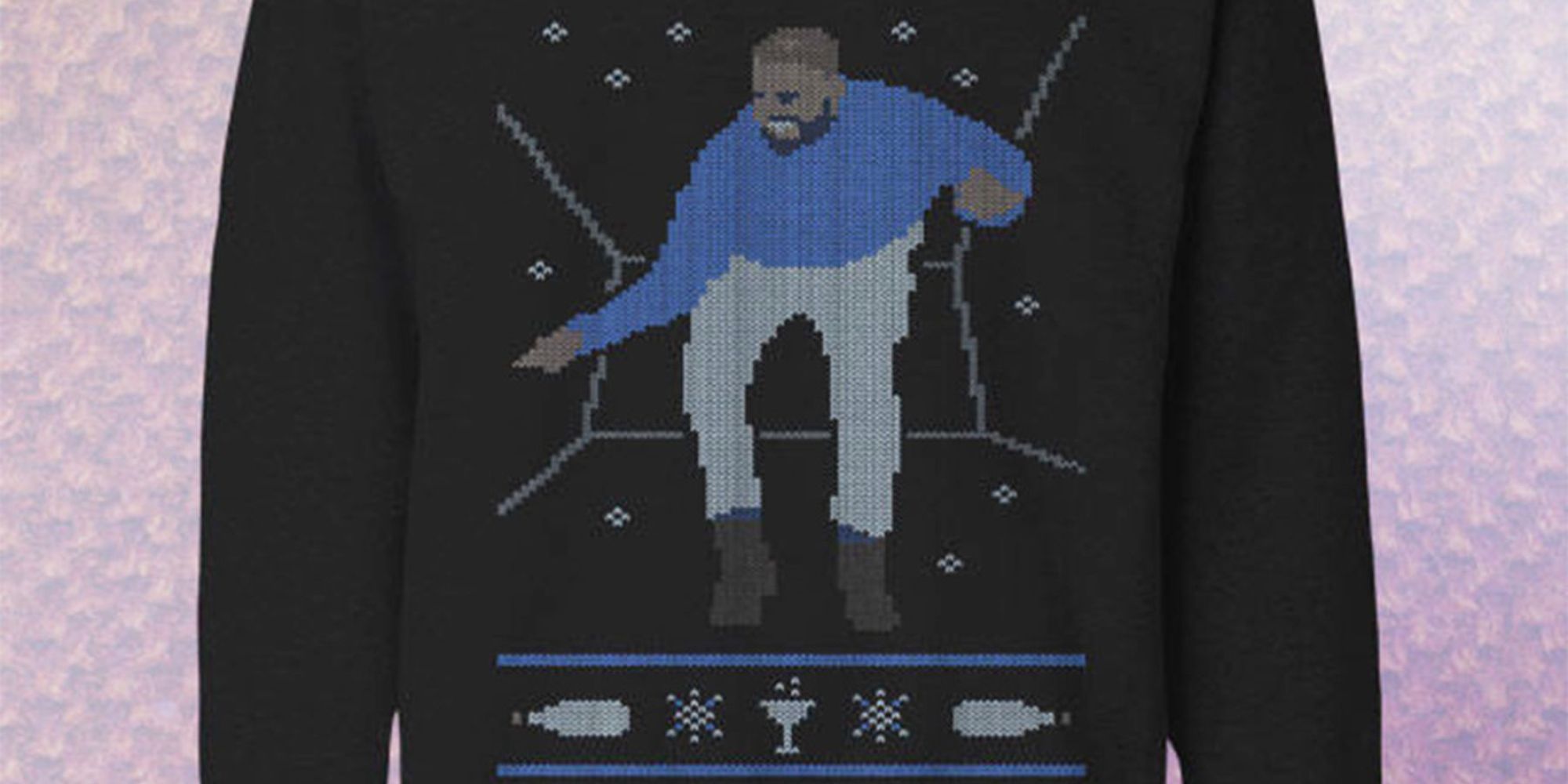 drake xmas sweater