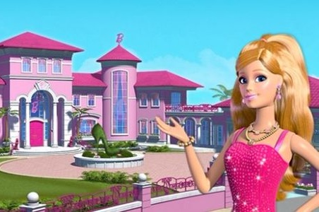 barbie house cartoon