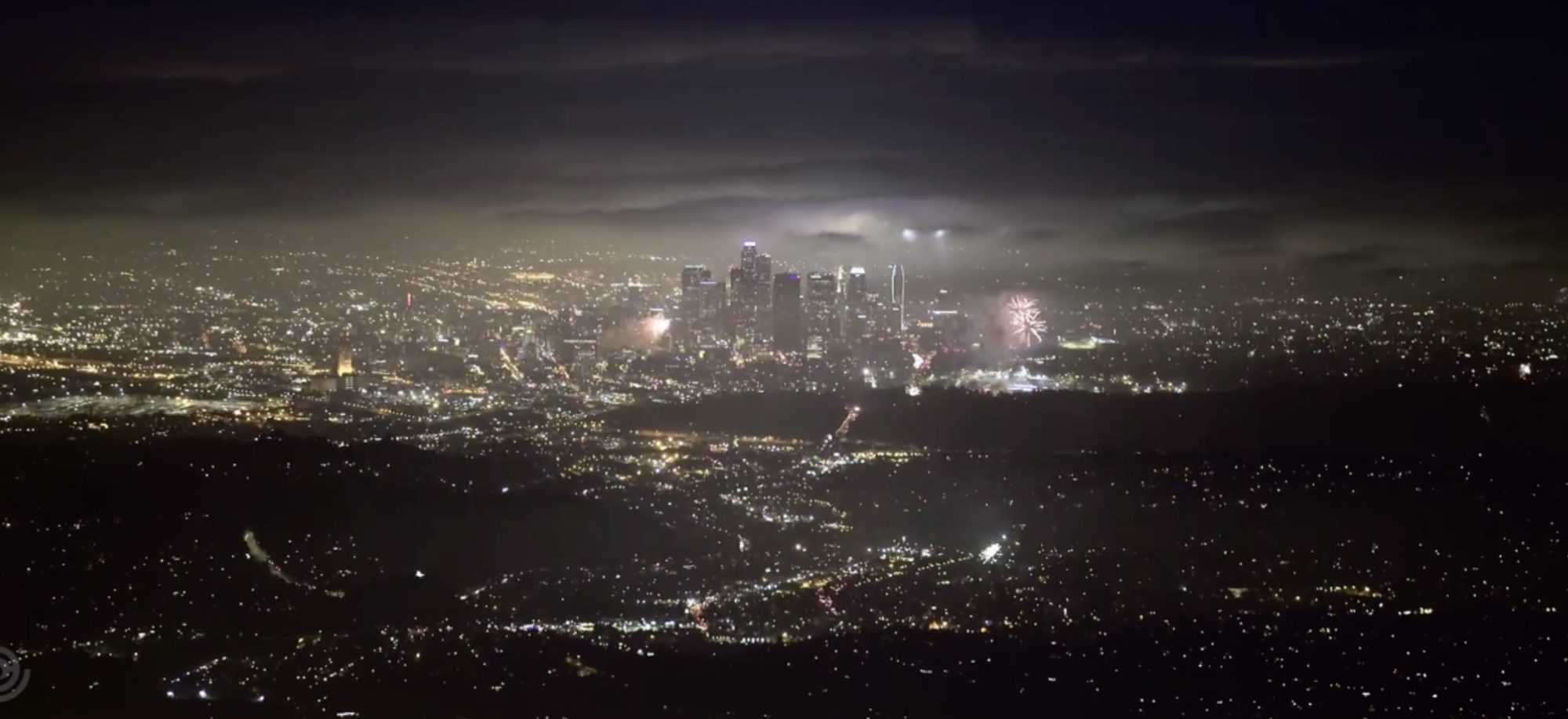 This Panorama View Of Los Angeles Fireworks Is Beautiful Hellogiggles