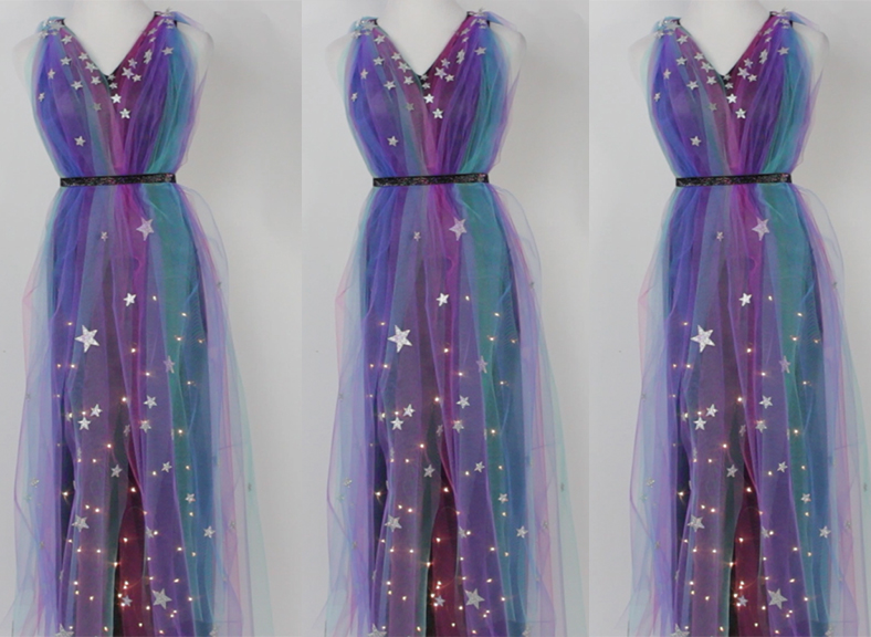 DIY, light-up galaxy dress ...