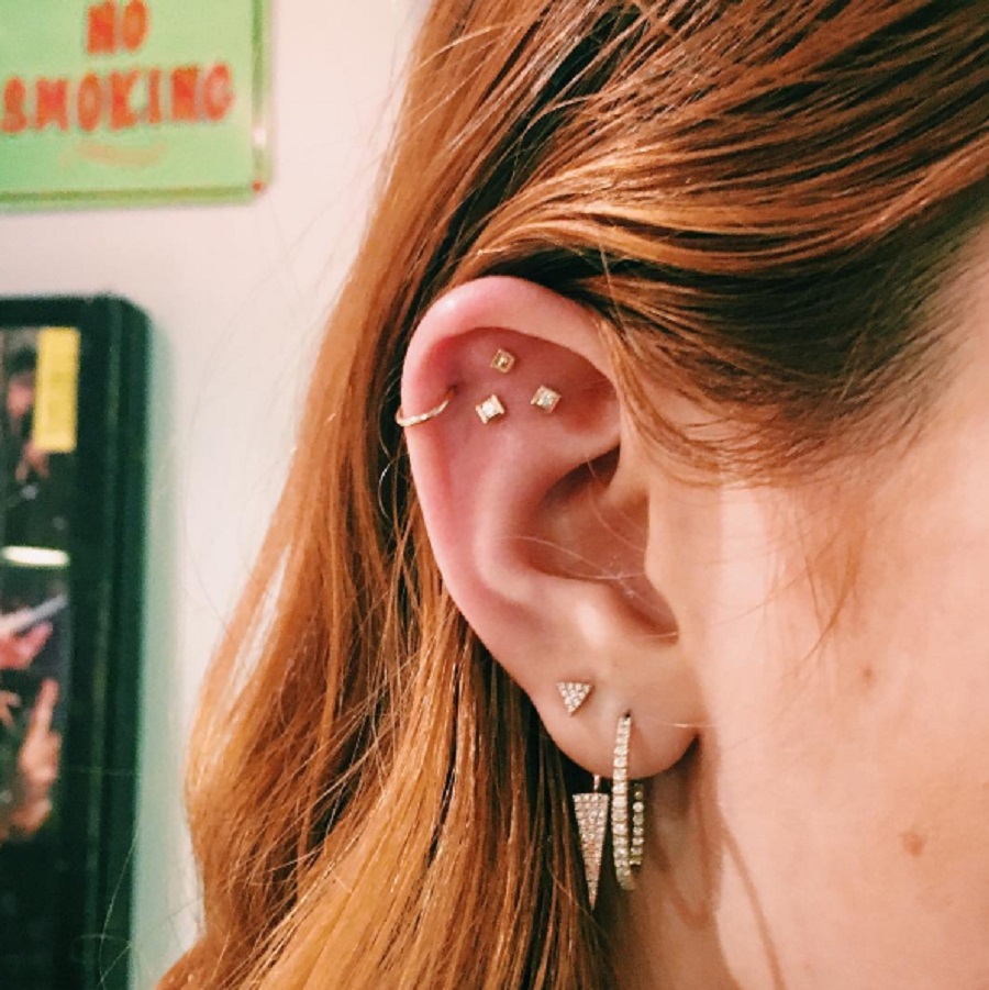 Constellation Ear Piercings Are The Lovely New Trend That Will Leave You Starry Eyed Hellogiggles