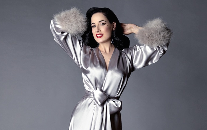 dita von teese dressing gown
