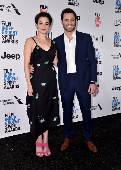 Jenny Slate's mismatched sleeve dress is so chic, especially with those ...