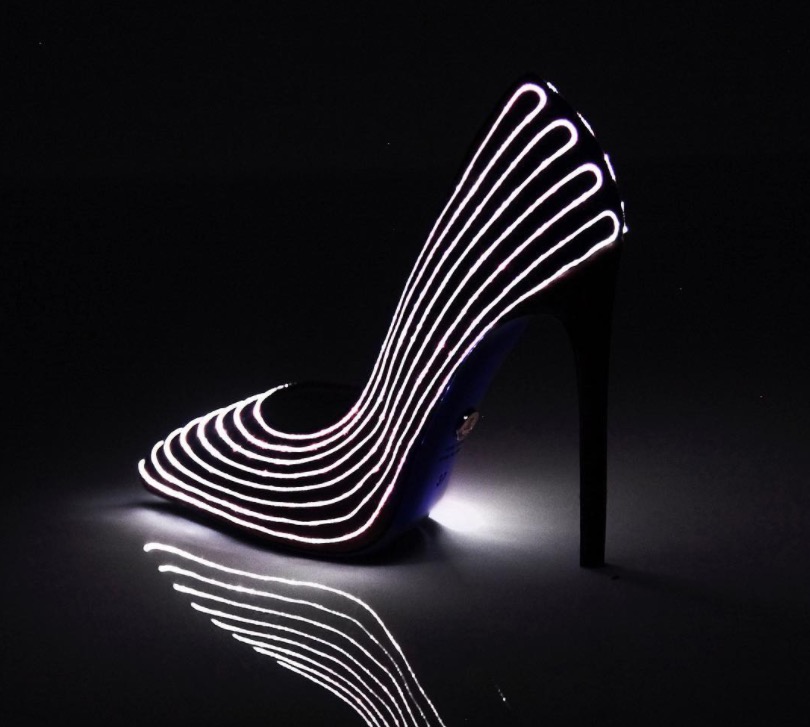 These glow-in-the-dark heels are the 