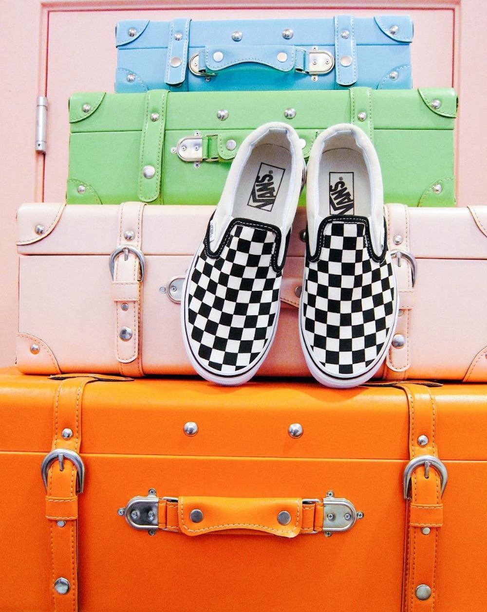 vans girls checkerboard