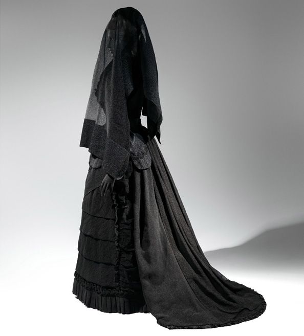 black long dress for funeral