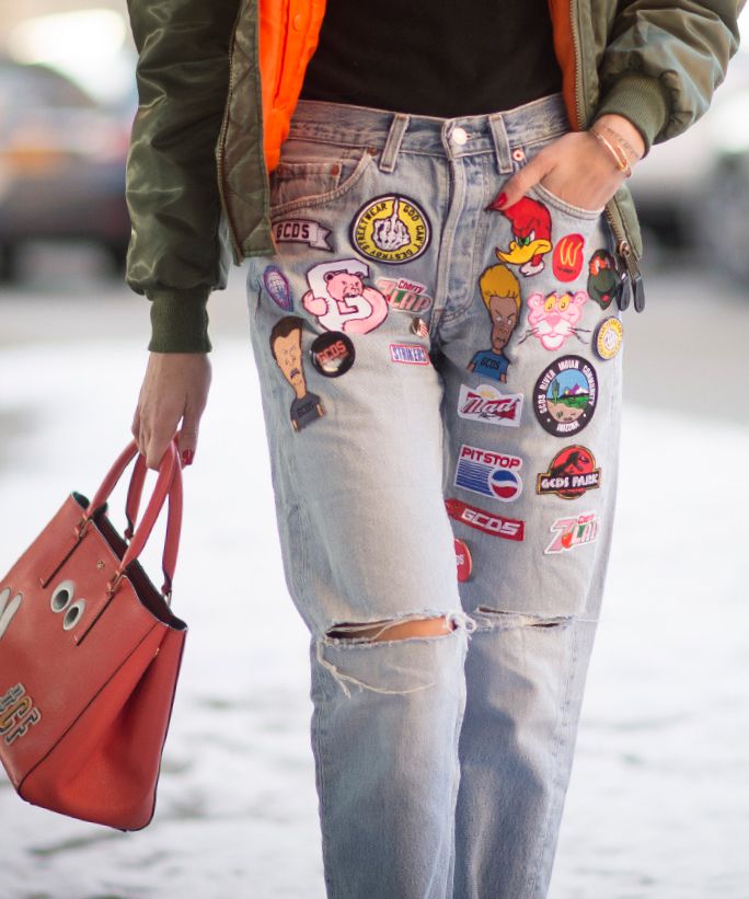 How to Apply Patches to Jeans | InStyle