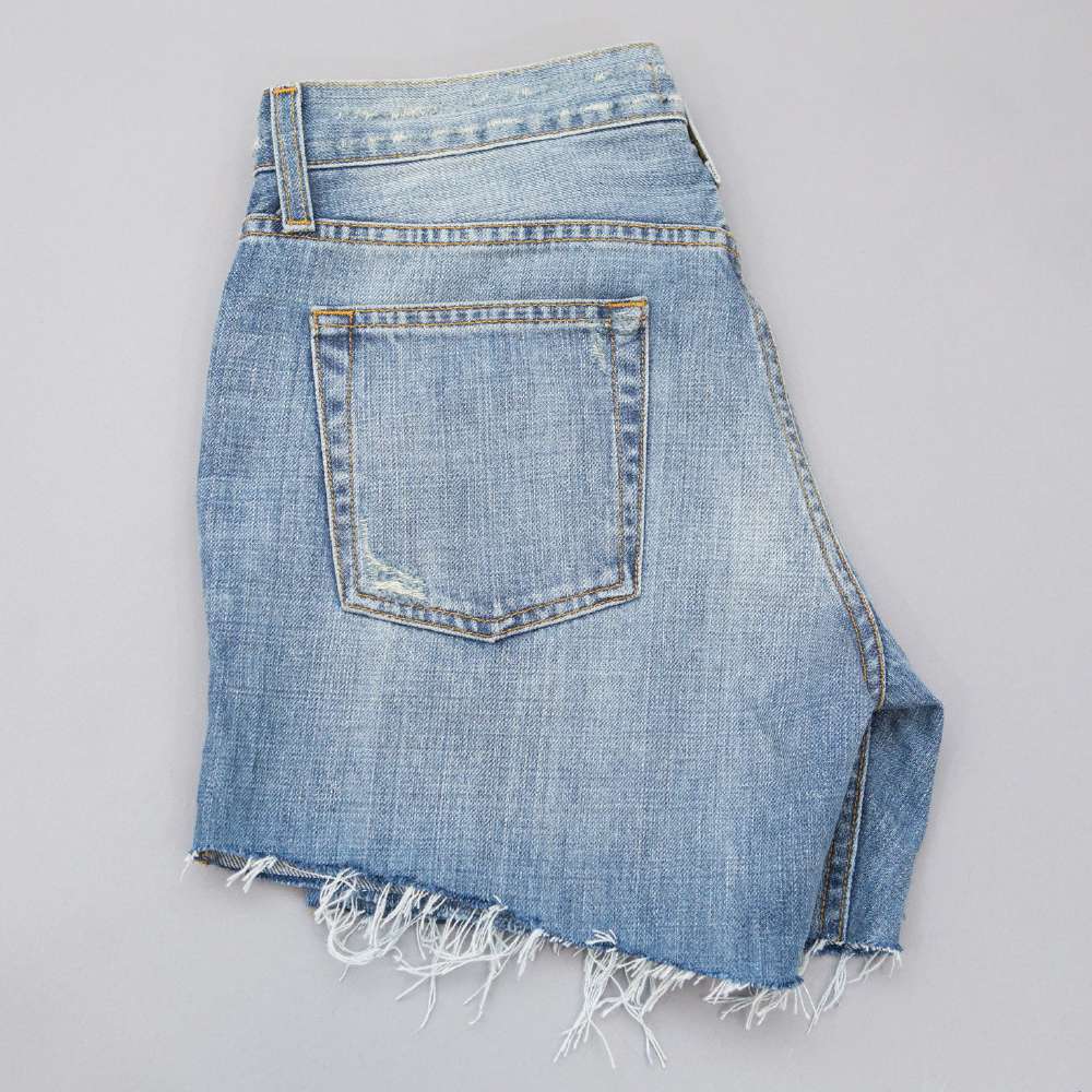 how to make levi jeans into shorts