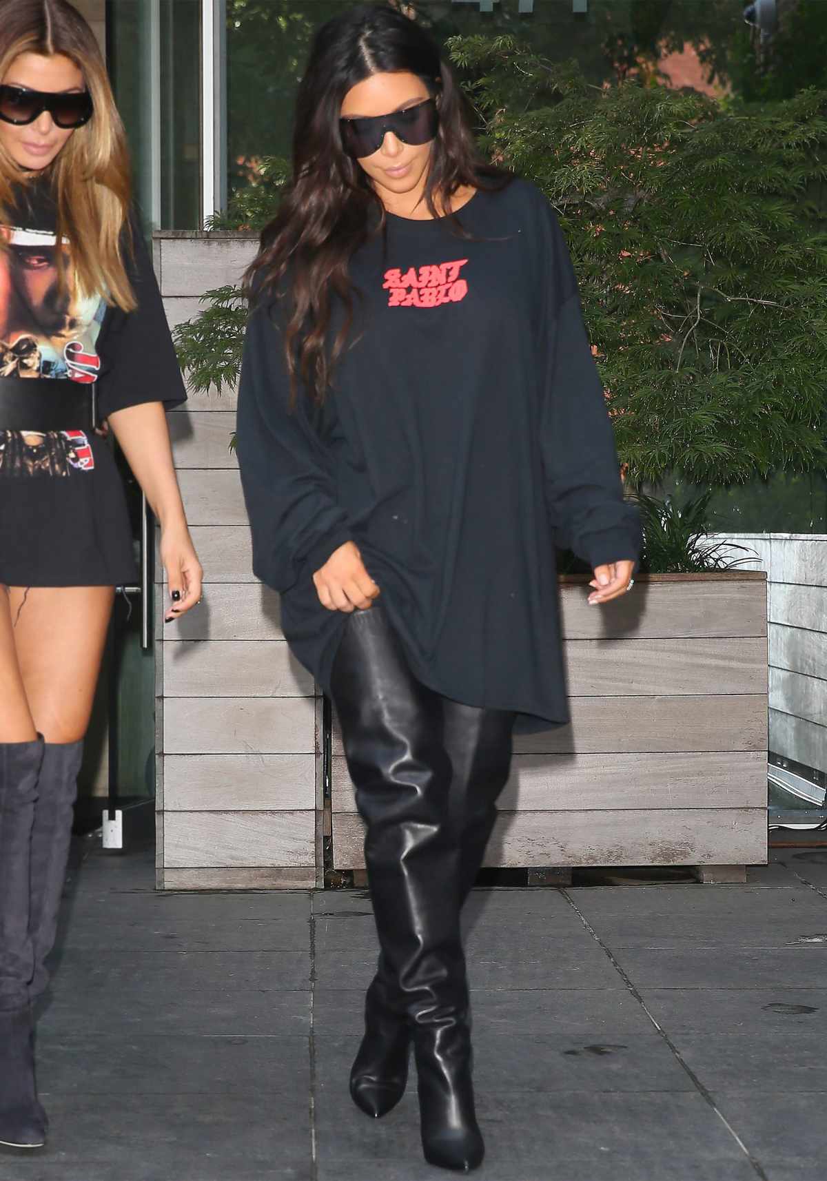 Pablo T-Shirt and Thigh-High Boots 