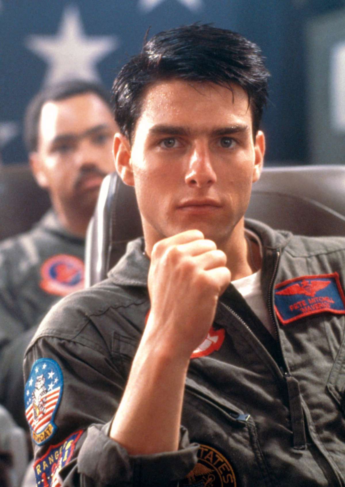 Young Tom Cruise Hairstyle in Top Gun