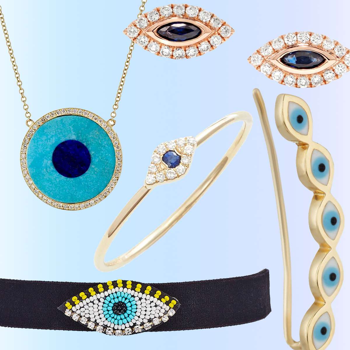 Image result for evil eye jewelry