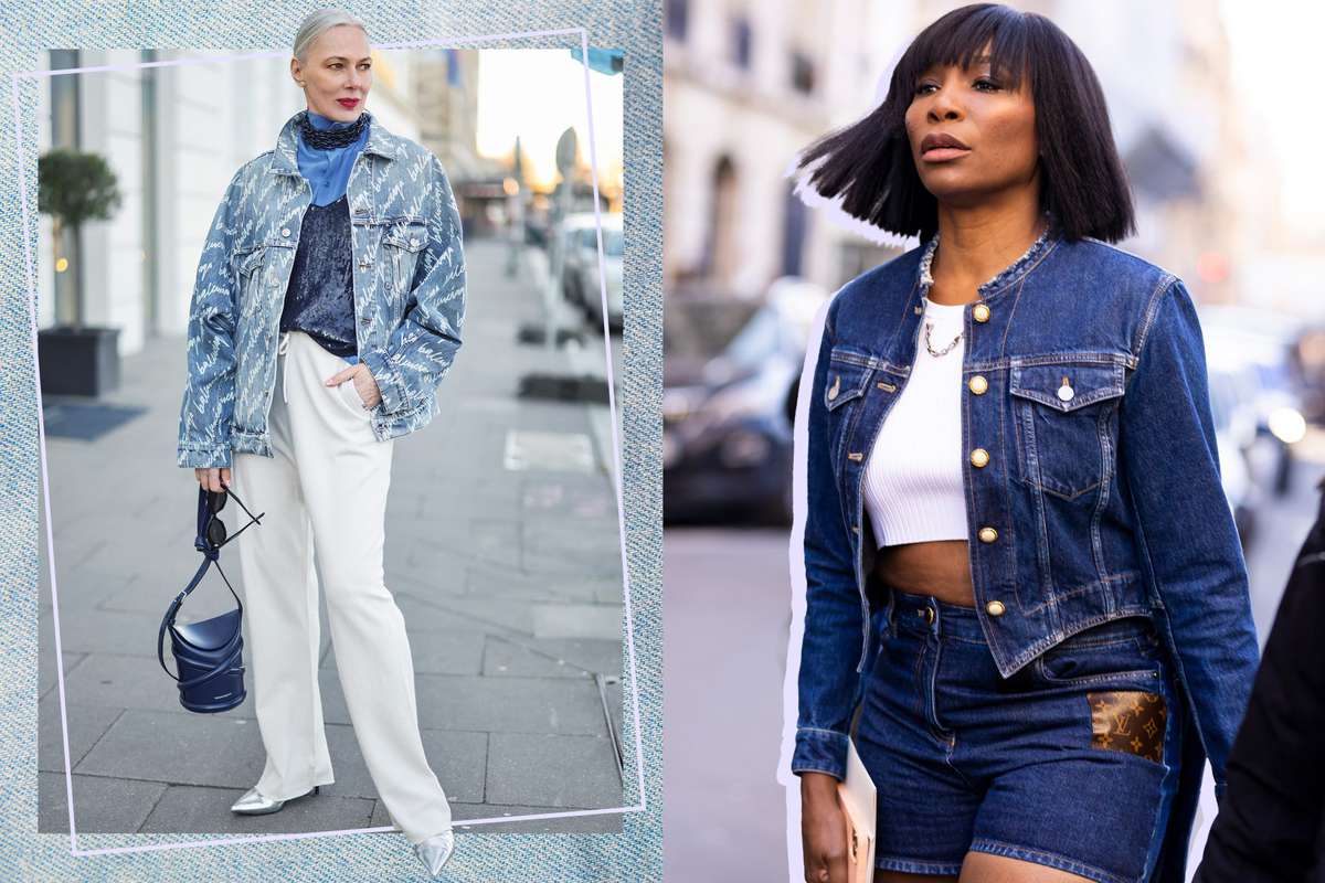 15 Denim and White Outfits That Prove ...