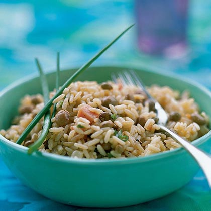 Rice with Fresh Pigeon Peas - Aida's Kitchen
