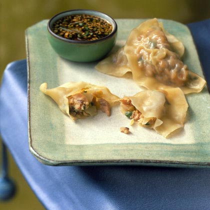 Pork And Kimchi Dumplings Recipe Myrecipes