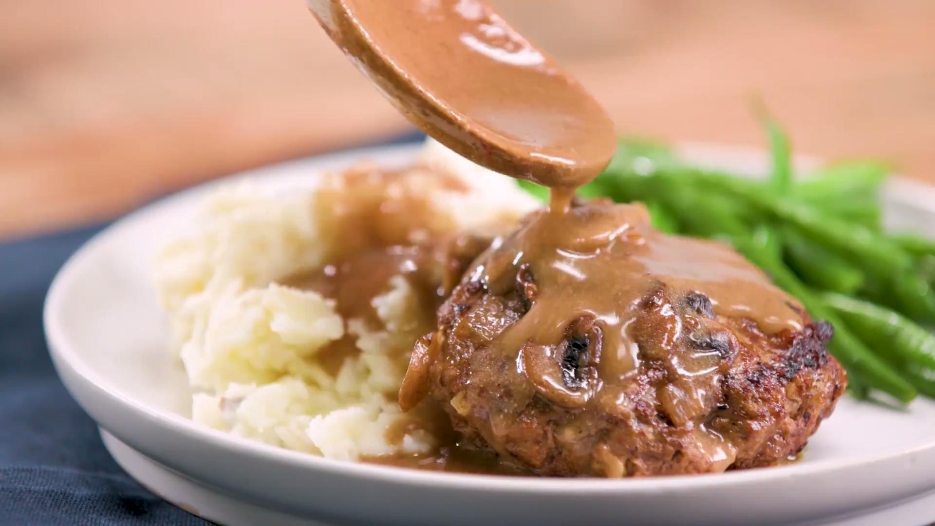 Salisbury Steak With Mushroom Gravy Recipe Myrecipes