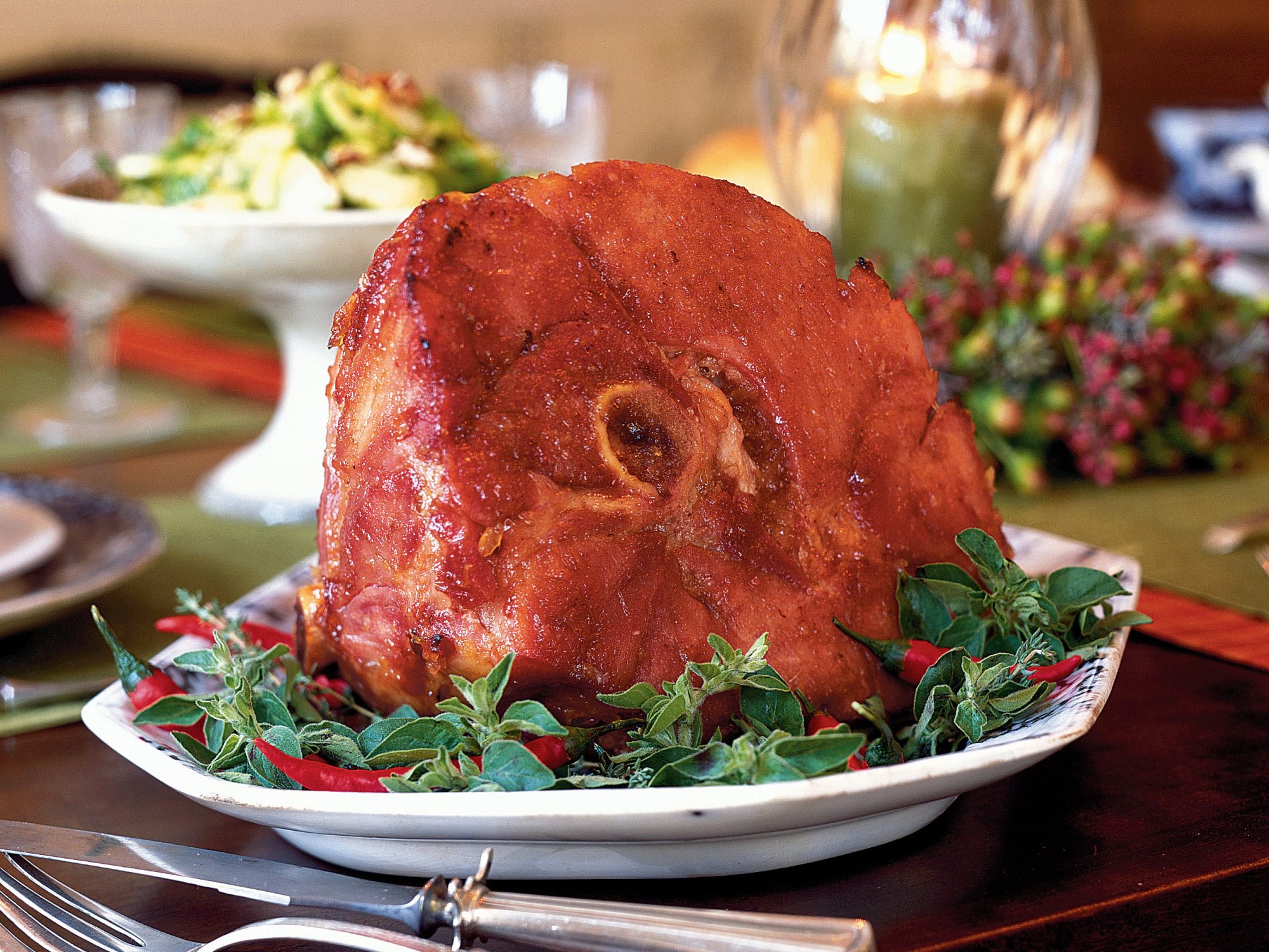 Holiday Spiced Glazed Ham Recipe - Serendipity And Spice