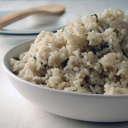 Basmati Rice with Basil and Mint