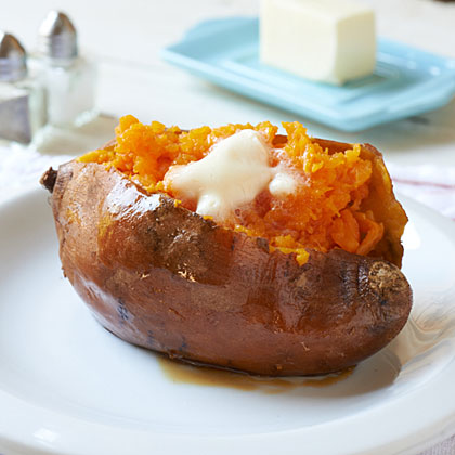 Schuldig Fantastisch een paar Baked Whole Sweet Potatoes Recipe | MyRecipes