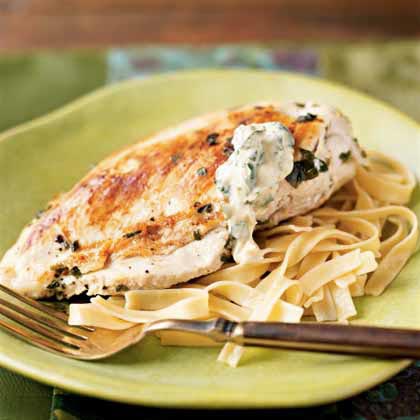 Lemon Basil Chicken with Basil Aioli