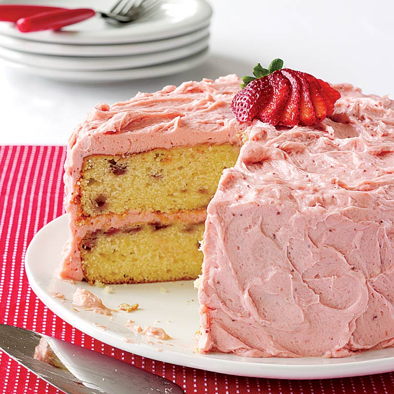Best Strawberry Cake from Scratch Recipe