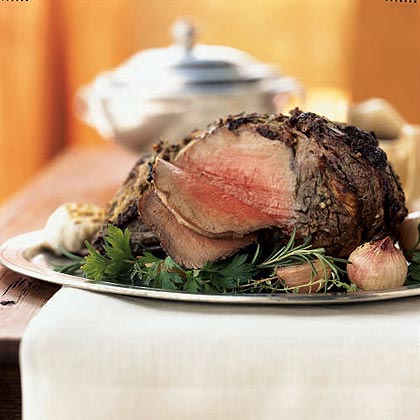 Herb-Crusted Standing Rib Roast - Circulon Cookware