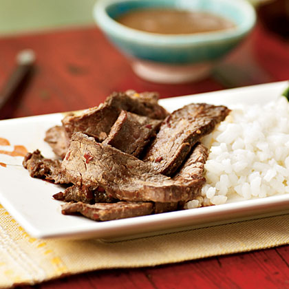 Indian Beef Flank Steak & Rice