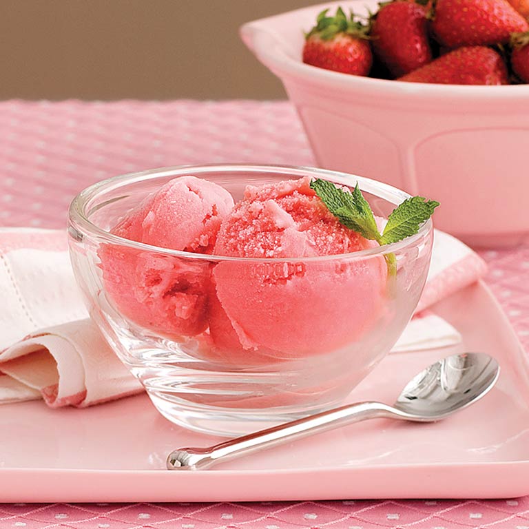 Strawberry Buttermilk Sherbet Recipe Myrecipes