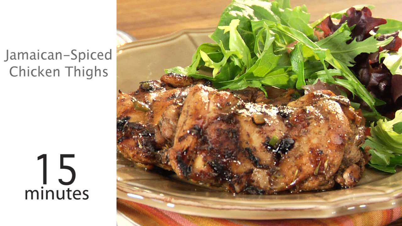 Jamaican Spiced Chicken Thighs Recipe Myrecipes