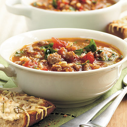 Sausage Barley Soup Recipe