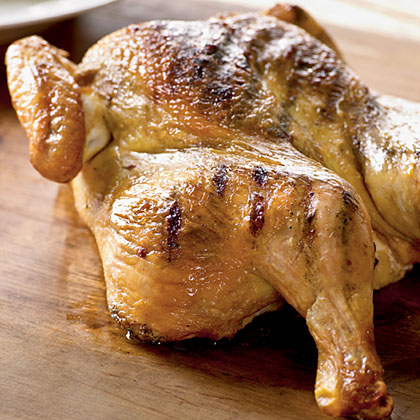 Grilled Spice Rubbed Whole Chicken