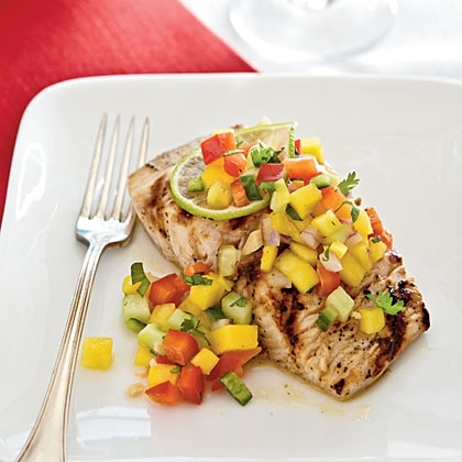 Mahi mango salsa