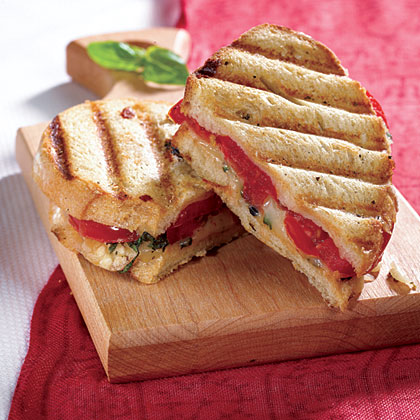 Panini Margherita Recipe | MyRecipes