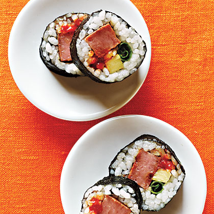 Spicy Teriyaki Spam® and Pineapple on a Hawaiian Roll Recipe