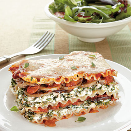 Spinach And Mushroom Lasagna Recipe Myrecipes