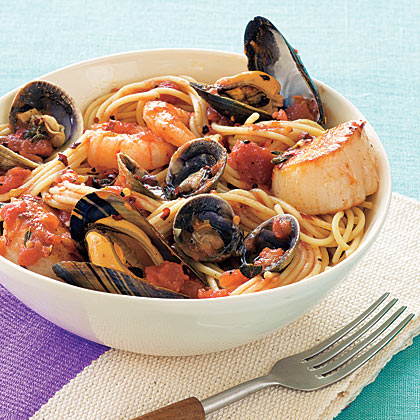 Scoglio Seafood Pasta Recipe Myrecipes