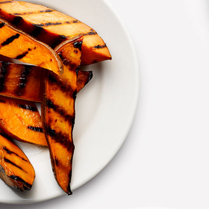 Grilled Sweet Potato Fries - Eating by Elaine