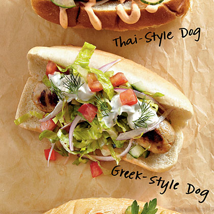 Gourmet Hot Dog Recipes for Mediterranean Inspired Hot Dogs