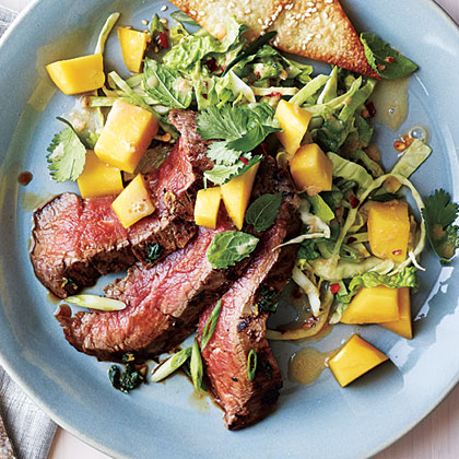 Grilled Flank Steak with Asian-Inspired Marinade