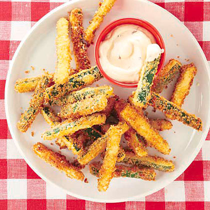 Zucchini Fries With Chipotle Mayonnaise Recipe Myrecipes