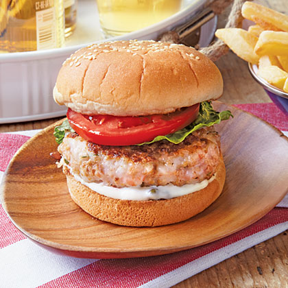 Shrimp Burger Recipe | MyRecipes