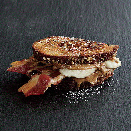 Banana Bacon Sandwich Snack Recipe Myrecipes