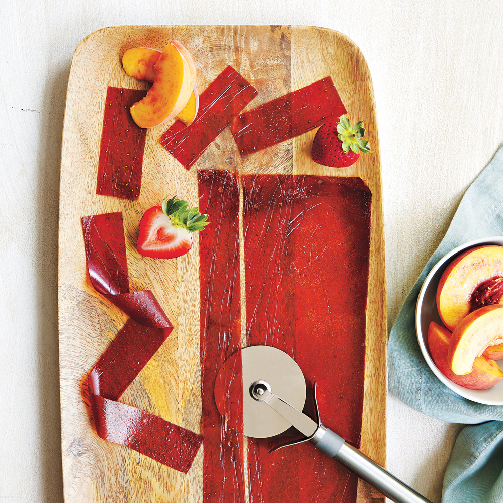 Peach-Strawberry Fruit Leather Recipe