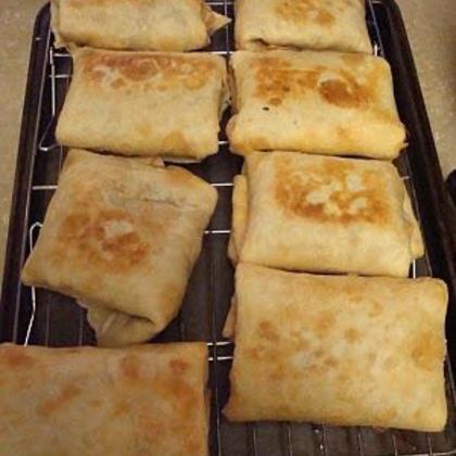 Homemade Chicken Chimichangas