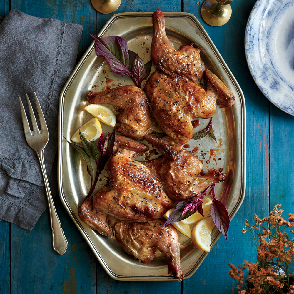 Sage And Garlic-rubbed Cornish Hens Recipe Myrecipes