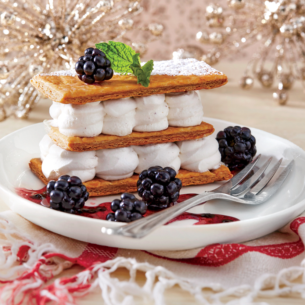 Layered Eggnog Cream With Puff Pastry Recipe Myrecipes