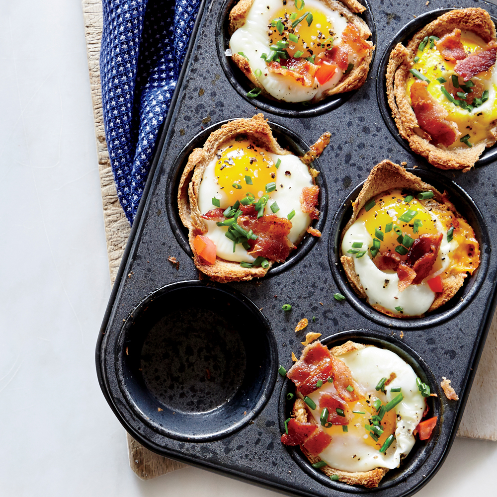 Egg And Toast Cups Recipe Myrecipes